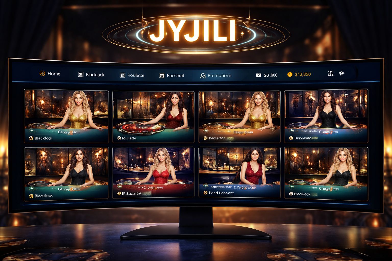 JYJILI Casino | Live Tables, Roulette & Card Action