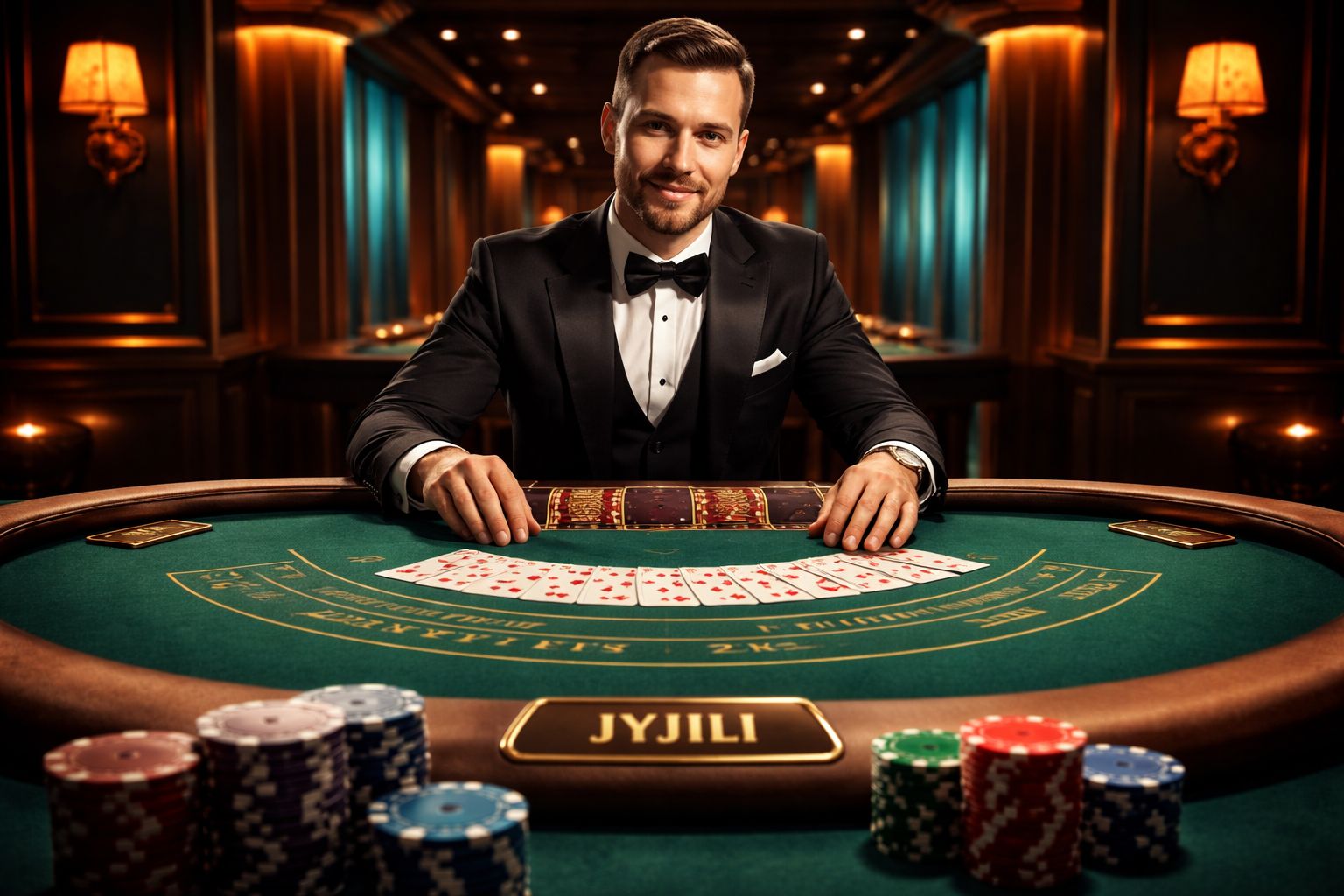 JYJILI live blackjack table stream